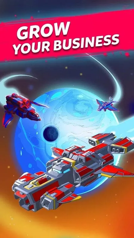 Spaceship merging interface in the game.