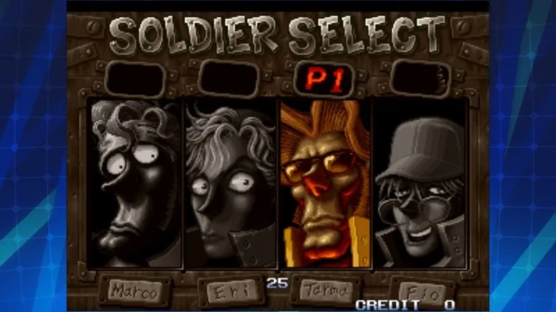 In-game screenshot of the weapon shop interface in METAL SLUG X ACA NEOGEO, highlighting the abundance of resources available with the mod.