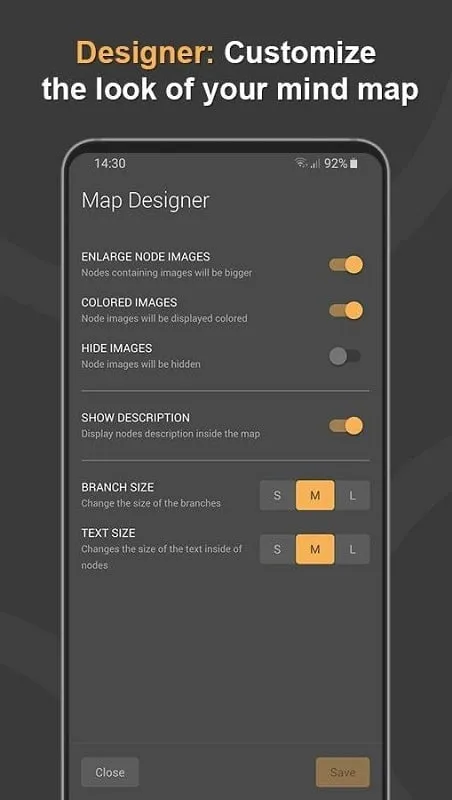 Mindz mod showcasing presentation features