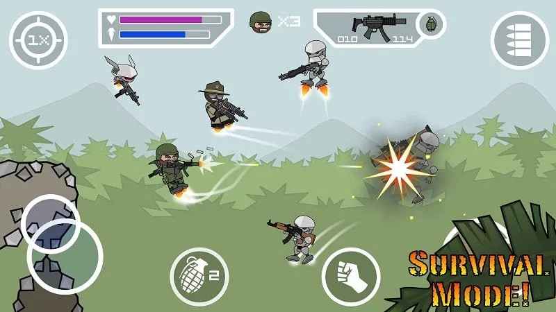 Mini Militia Doodle Army 2 mod apk descargar gratis