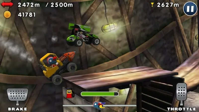 Captura de pantalla del juego Mini Racing Adventures.