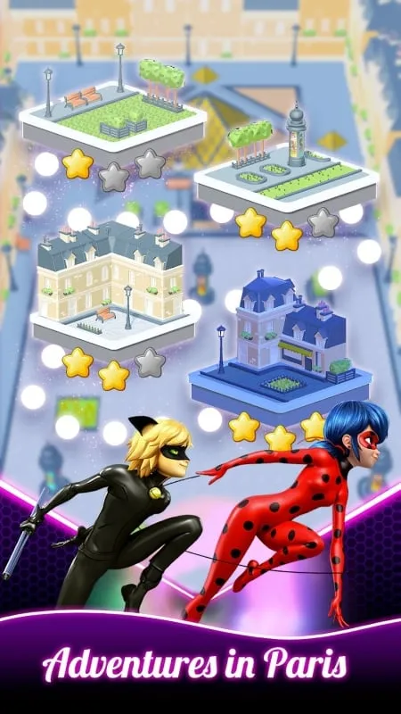 Varias ubicaciones en Miraculous Squad.