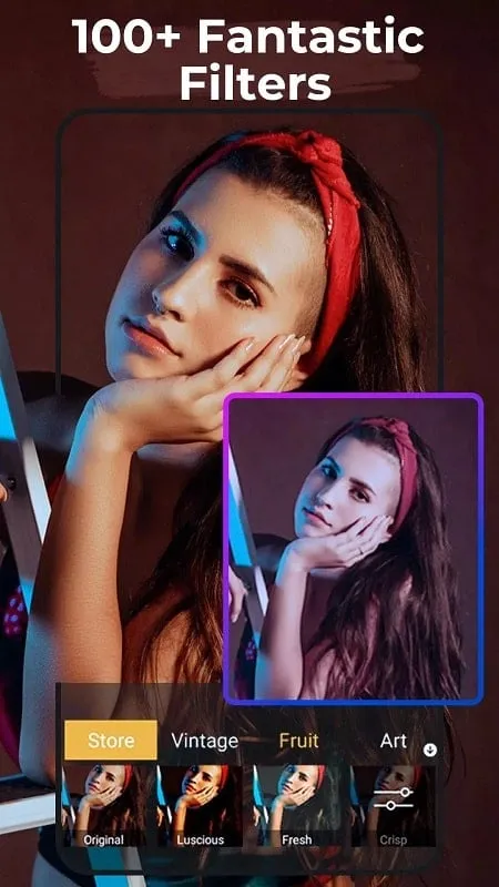 MiX Camera interface with editing tools highlighted