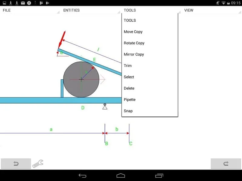 Ứng dụng MobilCAD 2d Pro mod cho Android