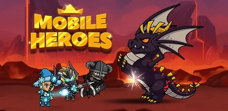 Captura de pantalla del juego Mobile Heroes.