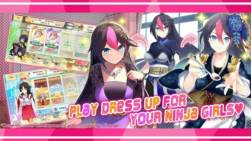 Cara menggunakan fitur MOD di Moe! Ninja Girls RPG