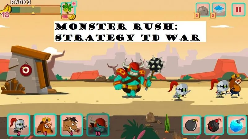 Hướng dẫn cài đặt Monster Rush Strategy TD war.