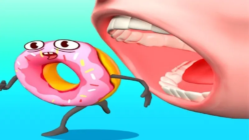 Playing More Snacks! on a mobile device.