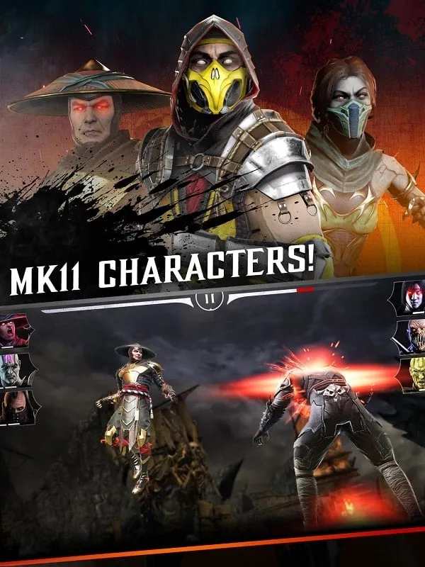 Print do jogo MORTAL KOMBAT MOD com menu MOD ativado