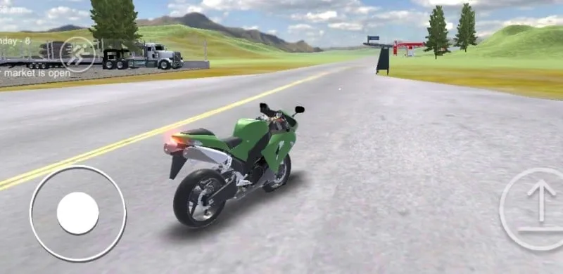 Showcase of various motorbike models available in the game.