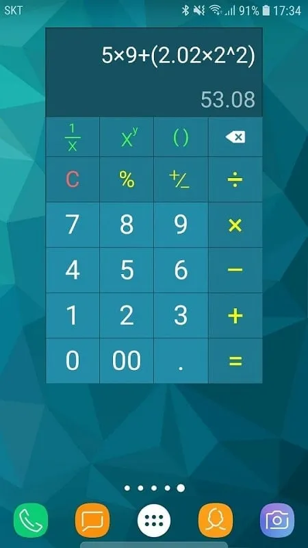 Multi Calculator mod menyorot pelacakan kesehatan