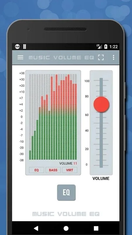 Music Volume EQ Equalizer bản mod cho Android