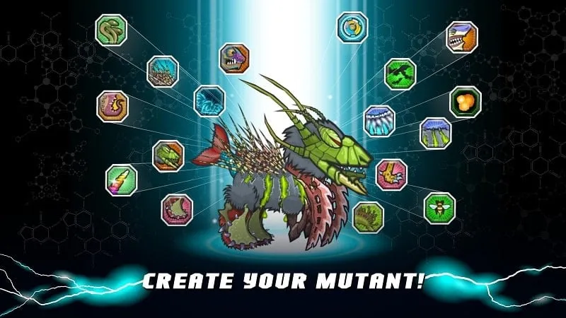 Tangkapan layar Mutant Fighting Cup 2 MOD APK