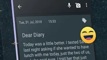 My Diary Journal with Lock mod interface showing premium features