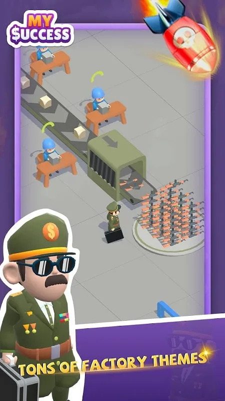 Tampilan berbagai opsi kustomisasi yang tersedia di versi mod My Factory Boss Life