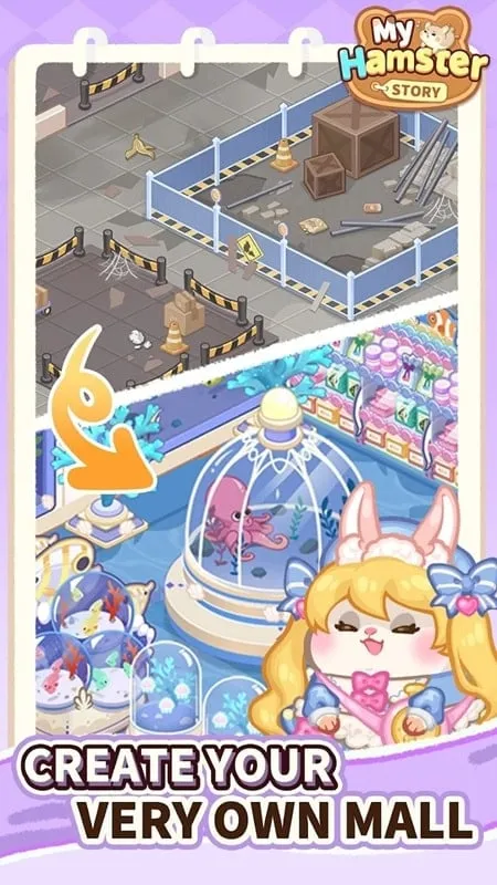 Screenshot displaying a common error message during the installation of My Hamster Story MOD APK.
