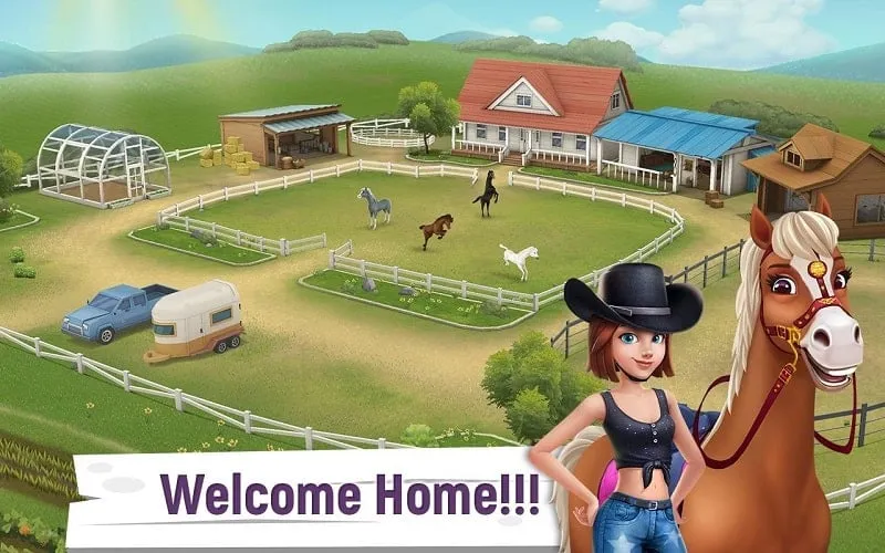 Hướng dẫn cài đặt My Horse Stories MOD APK trên điện thoại Android.