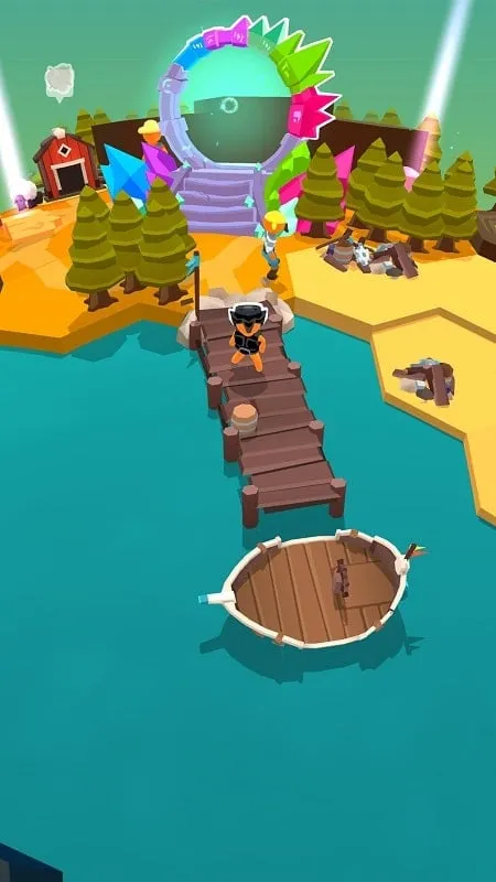 In-game screenshot displaying the crafting menu with various tools and structures available to build.