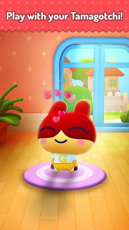 Menginstal My Tamagotchi Forever mod di Android.