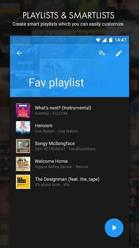 n7player Music Player mod audio settings