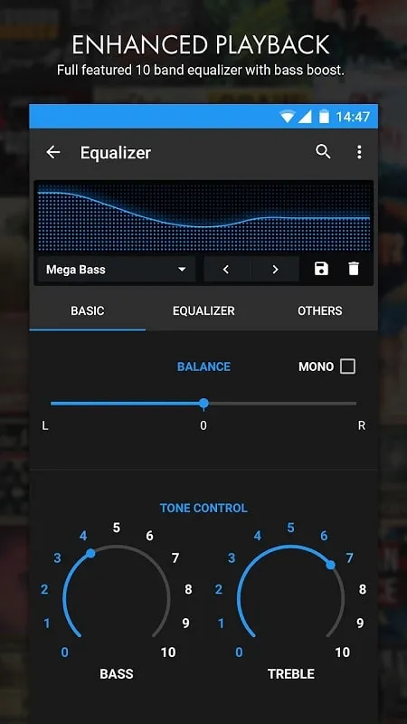 n7player Music Player mod library view