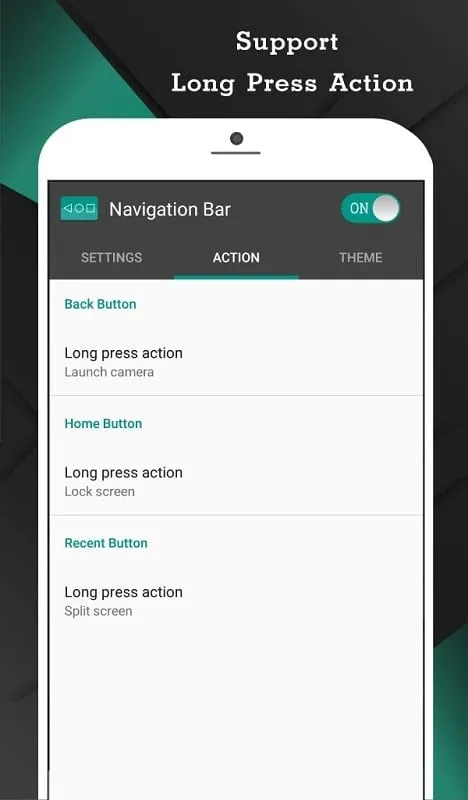 Panduan instalasi Navigation Bar for Android MOD