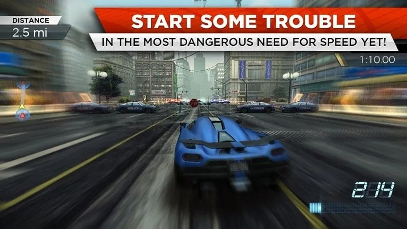 Download Need for Speed Most Wanted mod apk atualizado