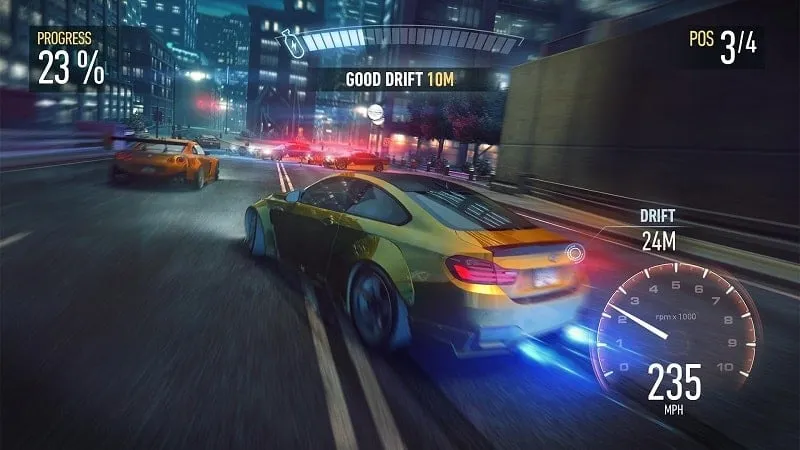 Ejemplo de jugabilidad de Need for Speed No Limits.