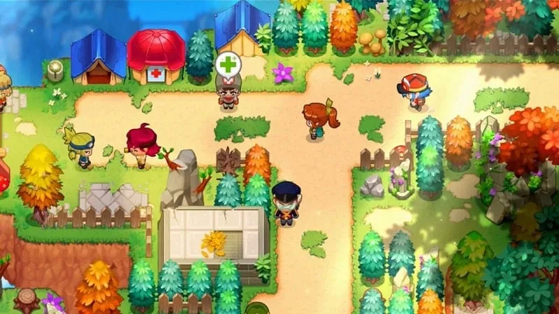 Accessing the in-game mod menu in Nexomon Extinction.