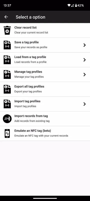 Khắc phục sự cố thường gặp với NFC Tools MOD APK