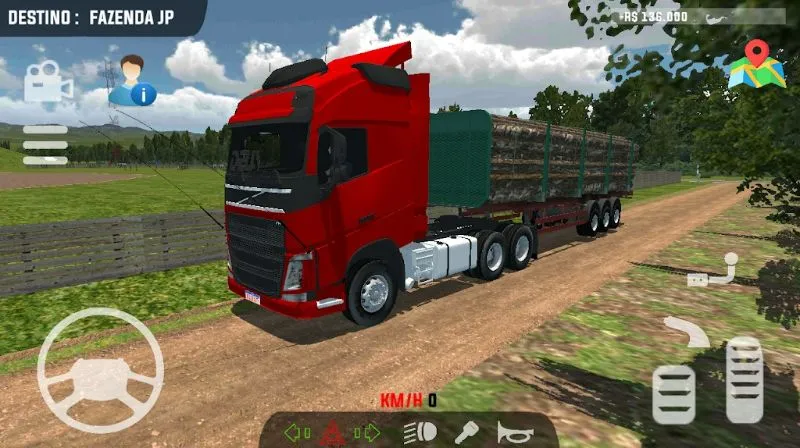 Proses instalasi Nordeste Truck MOD APK