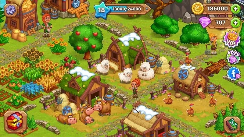 Granja Vikinga con Dragones MOD APK