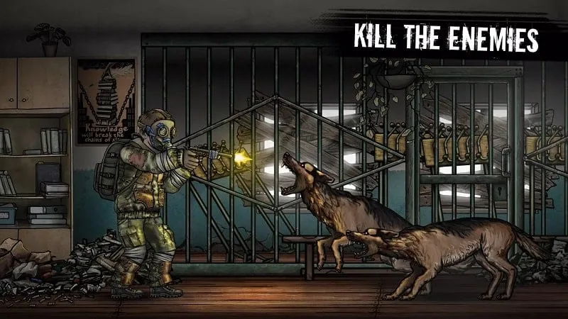 In-game screenshot displaying the diverse environments and challenges in Nuclear Day.