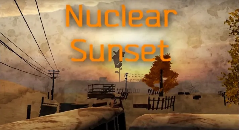 Explorando un paisaje desolado en Nuclear Sunset.