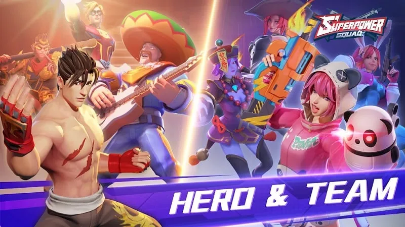 Hướng dẫn cài đặt Superpower Squad MOD APK trên điện thoại Android.