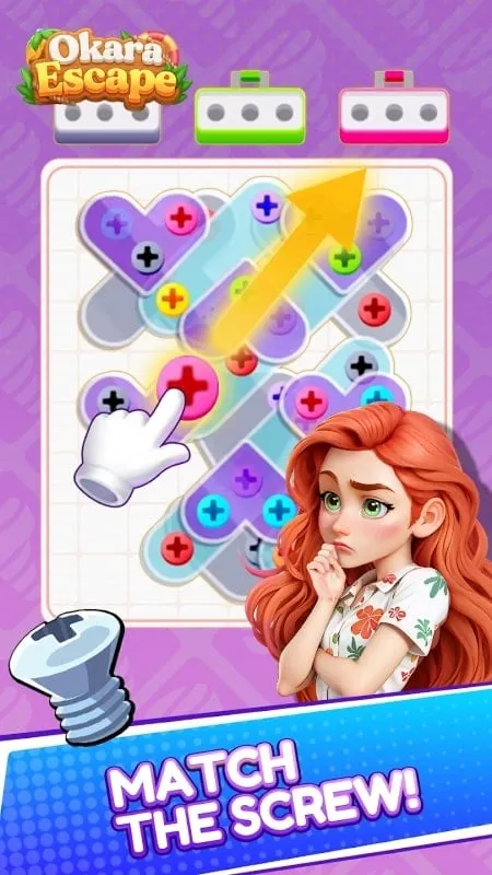 Okara Escape tool selection screenshot.