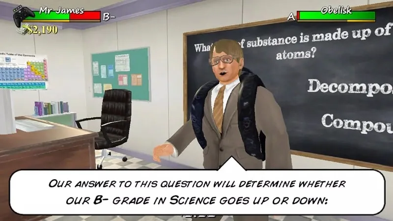 In-game screenshot of Old School showcasing interactions with other characters.