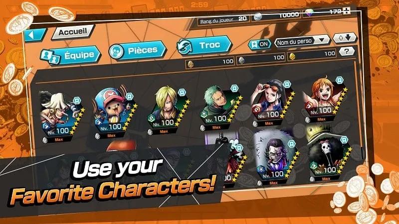 ONE PIECE Bounty Rush mod apk download grátis: Tela de instalação