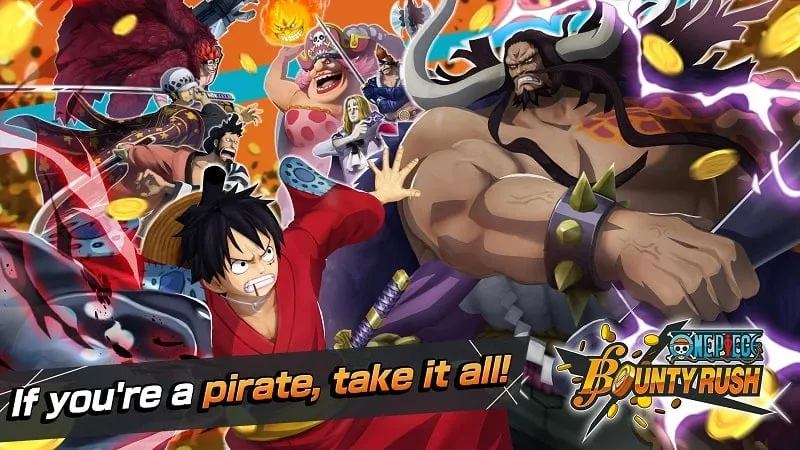 ONE PIECE Bounty Rush mod download: Menu de modificações