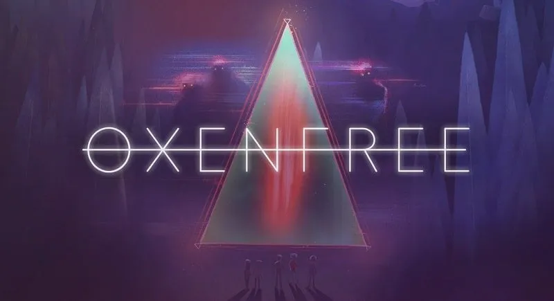 Explorando una cueva oscura en OXENFREE.