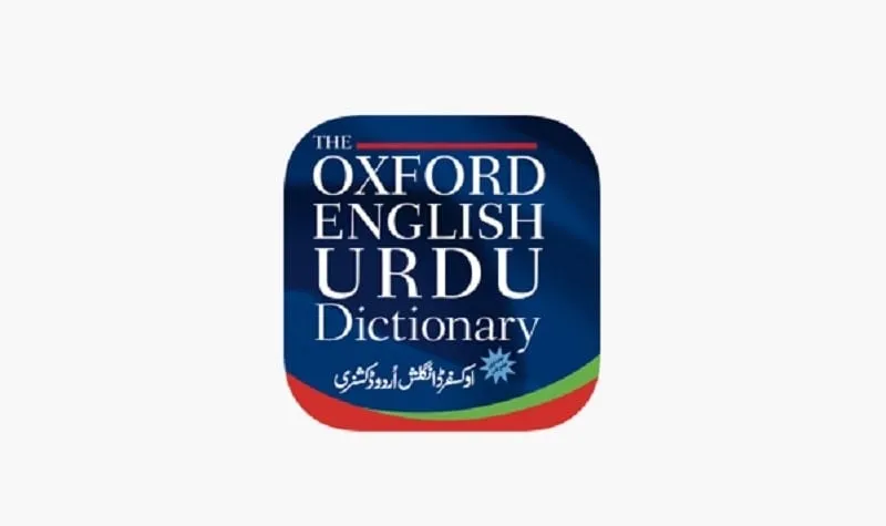 Interfaz de la aplicación Diccionario Inglés Urdu de Oxford