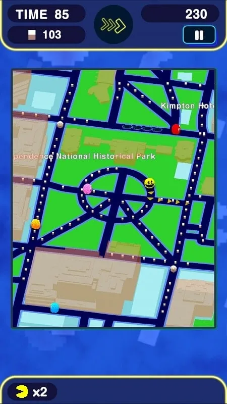 PAC MAN GEO Mod APK Terbaru