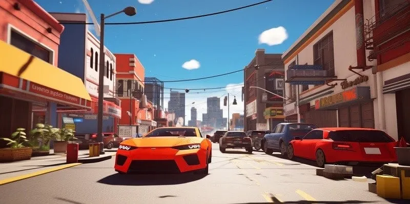 Tangkapan layar yang menampilkan menu pemilihan mobil di Parking King MultiPlayer 2023.