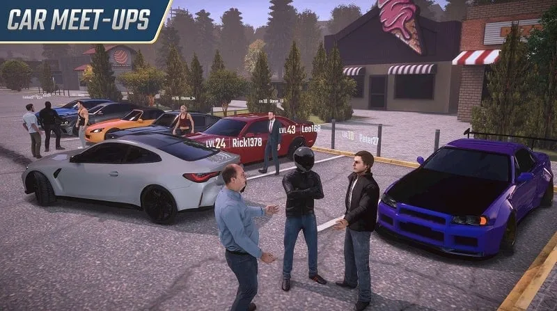 Open world environment in Parking Master Multiplayer 2.