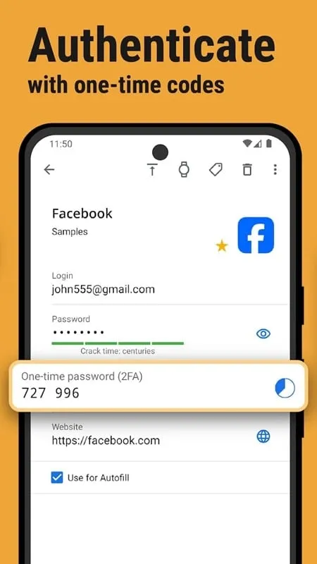 Password Manager SafeInCloud 2 mod android mostrando recurso de sincronização em nuvem