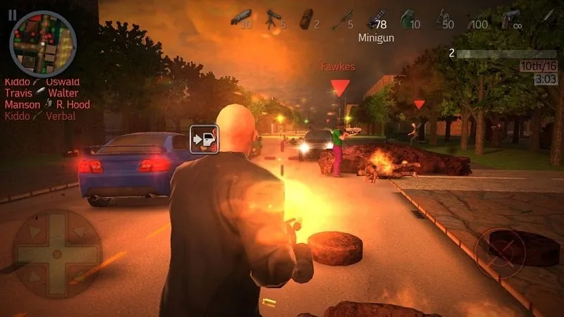 Tampilan fitur MOD di Payback 2