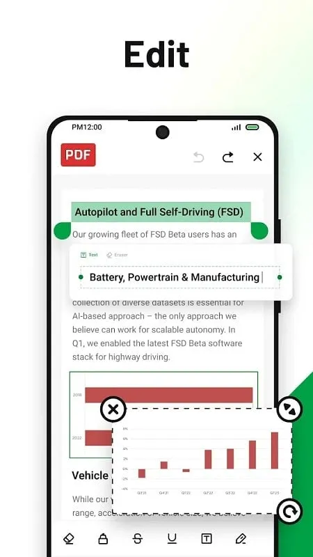 Using the AI-powered document scanner in PDF AI Reader mod