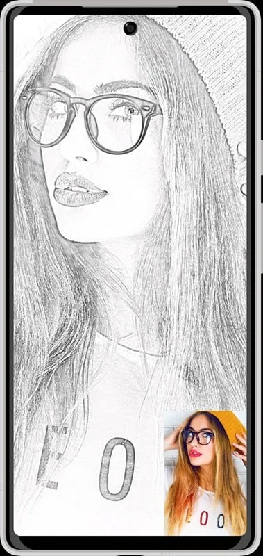 Tùy chọn chia sẻ mạng xã hội của Pencil Photo Sketch mod