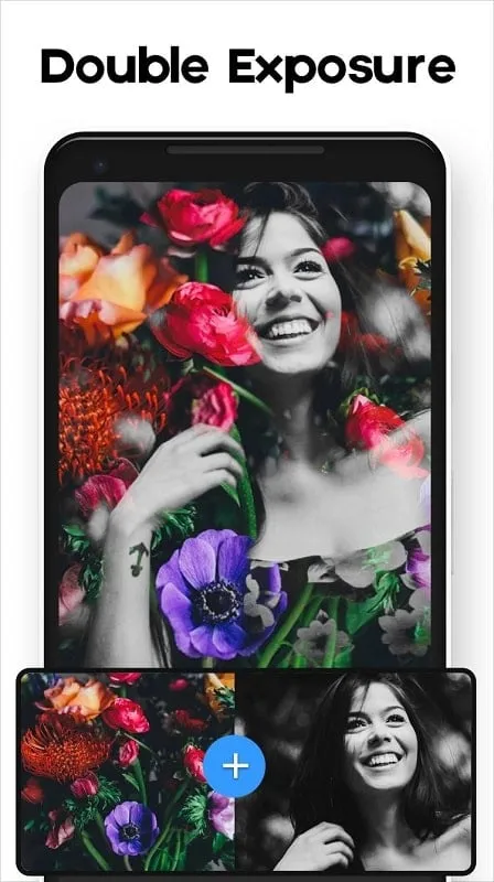 Using the collage feature in Photo Editor Pro MOD APK