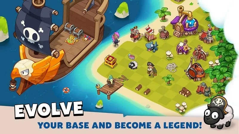 Fitur Uang Tak Terbatas di Pirate Evolution! MOD APK